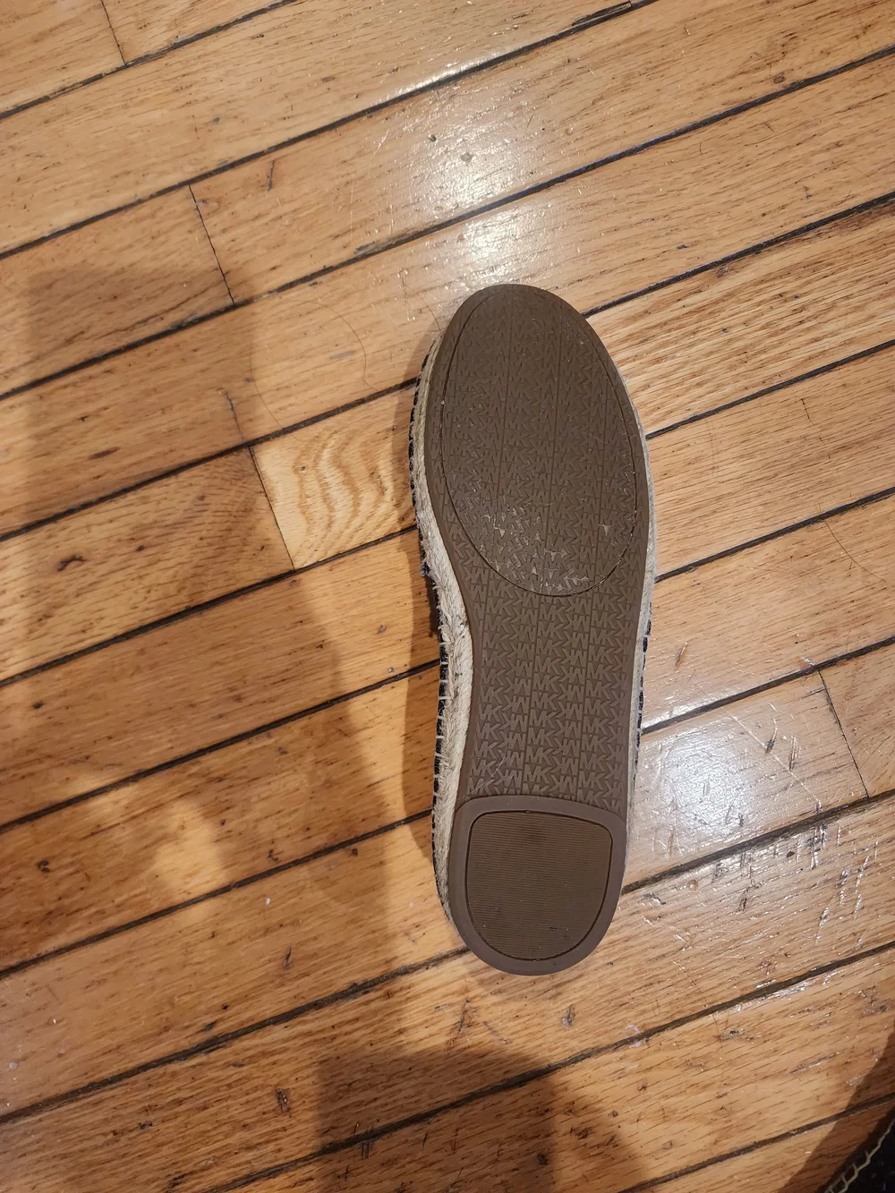 Michael Kors Black Laser-Cut Espadrille Slip-Ons